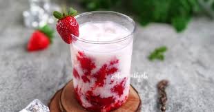 Resep Strawberry Milk Ala Korea Yang Cantik Dan Enak